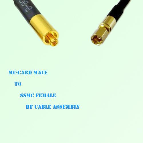 MC-Card Male to SSMC Female RF Cable Assembly