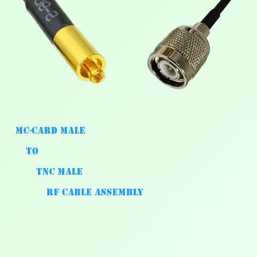 MC-Card Male to TNC Male RF Cable Assembly