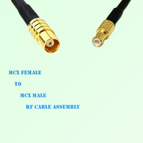 MCX Female to MCX Male RF Cable Assembly MCX Female to MCX Male RF Cable Assembly
