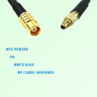 MCX Female to MMCX Male RF Cable Assembly