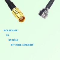MCX Female to QN Male RF Cable Assembly