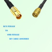 MCX Female to SMB Female RF Cable Assembly MCX Female to SMB Female RF Cable Assembly