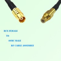 MCX Female to SSMC Male RF Cable Assembly