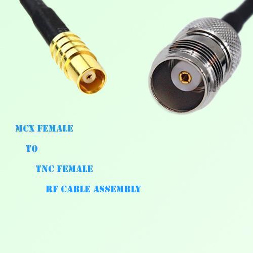 MCX Female to TNC Female RF Cable Assembly MCX Female to TNC Female RF Cable Assembly