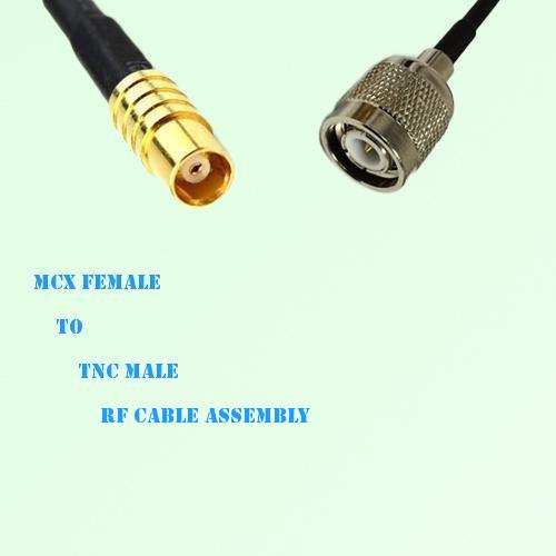MCX Female to TNC Male RF Cable Assembly