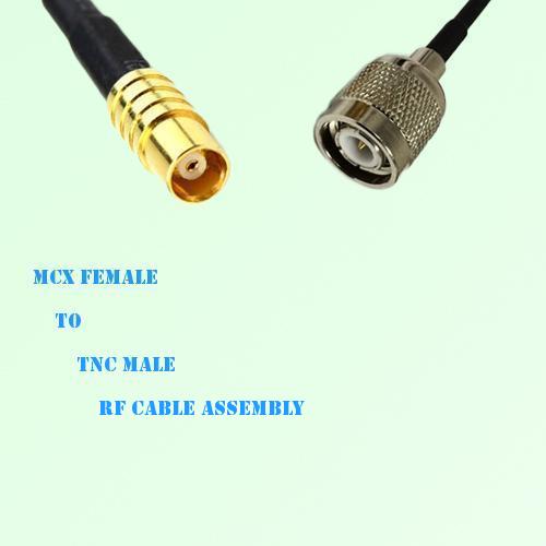 MCX Female to TNC Male RF Cable Assembly MCX Female to TNC Male RF Cable Assembly