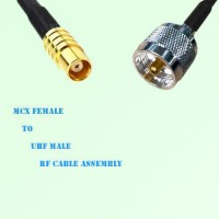 MCX Female to UHF Male RF Cable Assembly MCX Female to UHF Male RF Cable Assembly