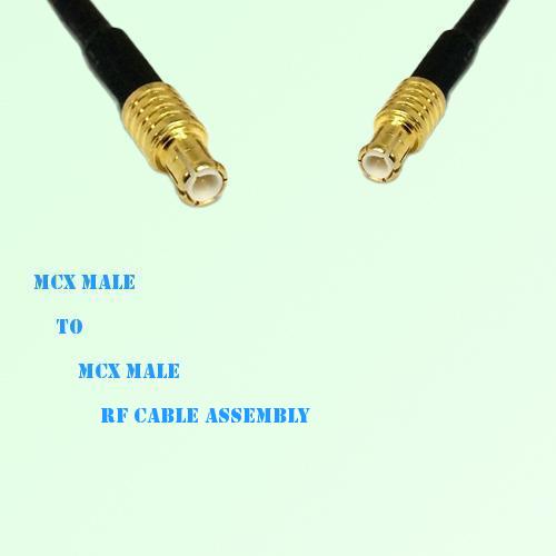 MCX Male to MCX Male RF Cable Assembly MCX Male to MCX Male RF Cable Assembly