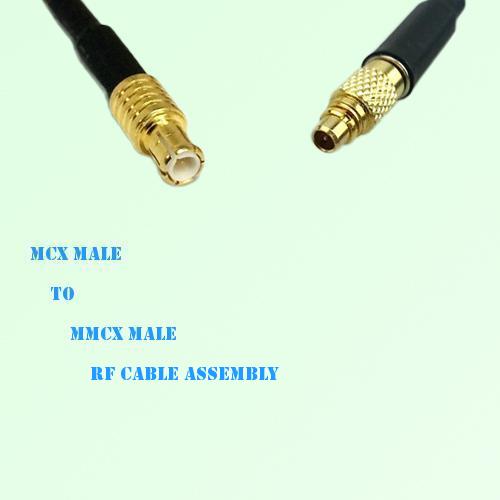MCX Male to MMCX Male RF Cable Assembly