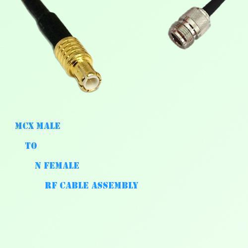 MCX Male to N Female RF Cable Assembly
