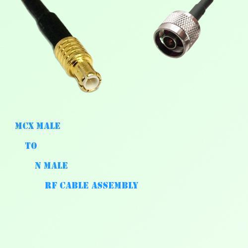 MCX Male to N Male RF Cable Assembly