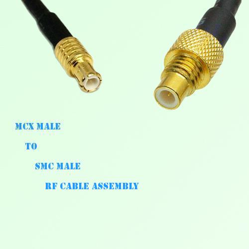 MCX Male to SMC Male RF Cable Assembly