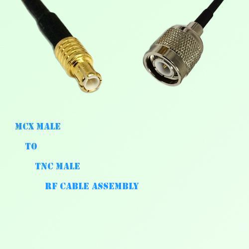 MCX Male to TNC Male RF Cable Assembly