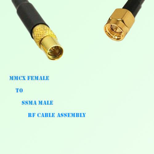 MMCX Female to SSMA Male RF Cable Assembly MMCX Female to SSMA Male RF Cable Assembly