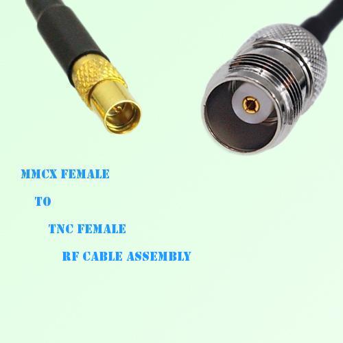 MMCX Female to TNC Female RF Cable Assembly