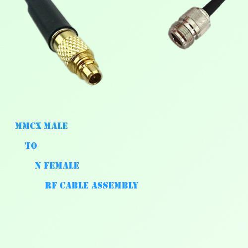 MMCX Male to N Female RF Cable Assembly