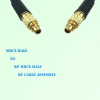 MMCX Male to RP MMCX Male RF Cable Assembly MMCX Male to RP MMCX Male RF Cable Assembly