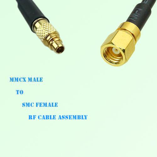 MMCX Male to SMC Female RF Cable Assembly
