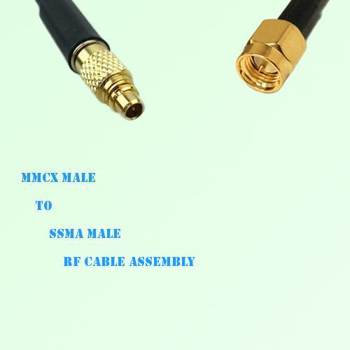 MMCX Male to SSMA Male RF Cable Assembly MMCX Male to SSMA Male RF Cable Assembly
