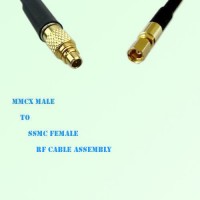 MMCX Male to SSMC Female RF Cable Assembly MMCX Male to SSMC Female RF Cable Assembly