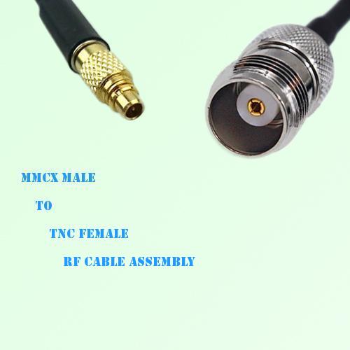 MMCX Male to TNC Female RF Cable Assembly