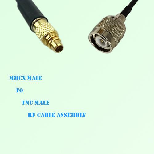 MMCX Male to TNC Male RF Cable Assembly