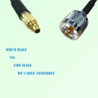 MMCX Male to UHF Male RF Cable Assembly MMCX Male to UHF Male RF Cable Assembly