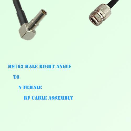 MS162 Male Right Angle to N Female RF Cable Assembly