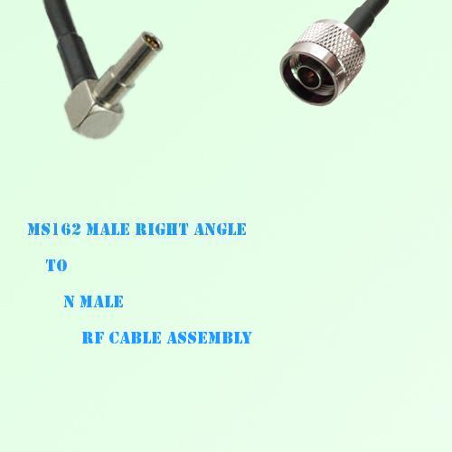 MS162 Male Right Angle to N Male RF Cable Assembly