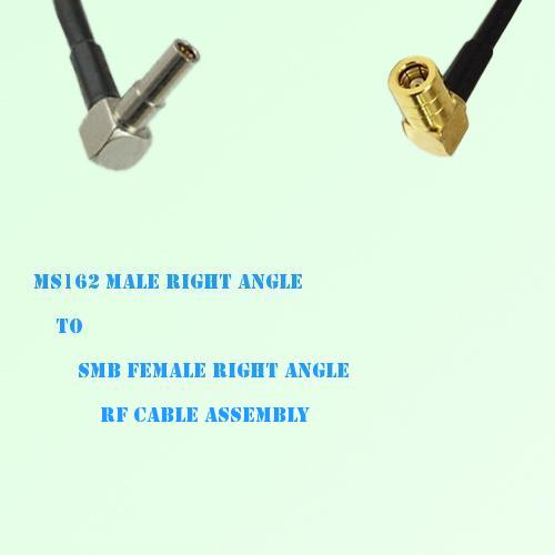 MS162 Male Right Angle to SMB Female Right Angle RF Cable Assembly