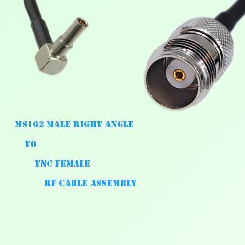MS162 Male Right Angle to TNC Female RF Cable Assembly