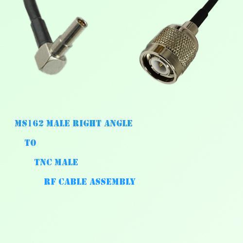 MS162 Male Right Angle to TNC Male RF Cable Assembly