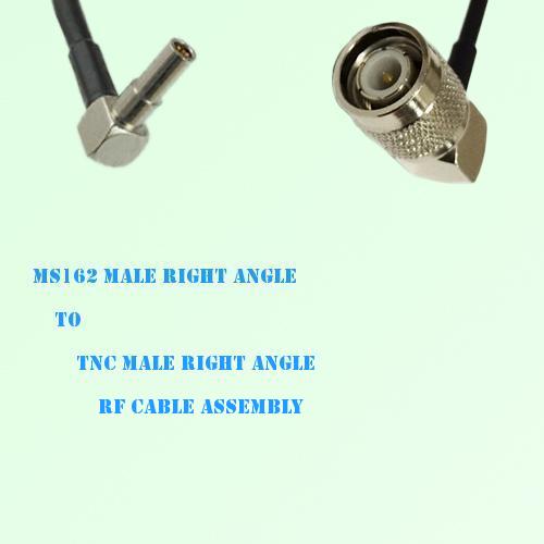 MS162 Male Right Angle to TNC Male Right Angle RF Cable Assembly