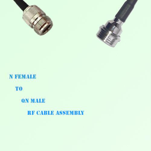 N Female to QN Male RF Cable Assembly