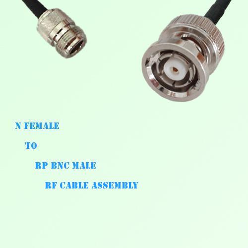 N Female to RP BNC Male RF Cable Assembly N Female to RP BNC Male RF Cable Assembly