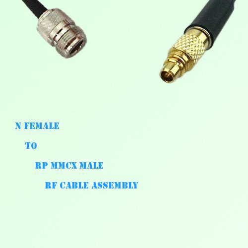 N Female to RP MMCX Male RF Cable Assembly