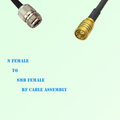 N Female to SMB Female RF Cable Assembly