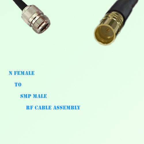 N Female to SMP Male RF Cable Assembly