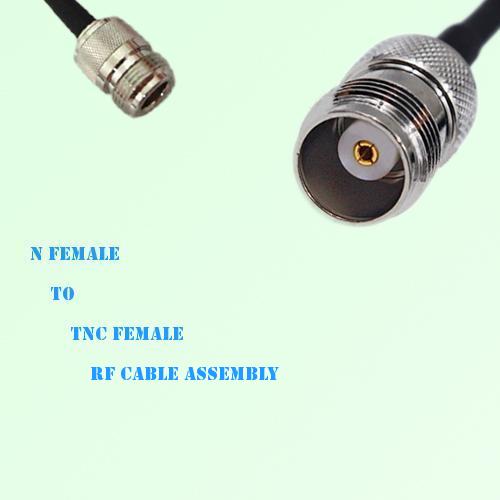 N Female to TNC Female RF Cable Assembly