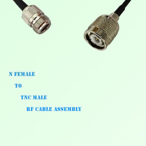 N Female to TNC Male RF Cable Assembly