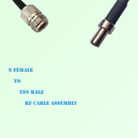 N Female to TS9 Male RF Cable Assembly