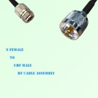 N Female to UHF Male RF Cable Assembly N Female to UHF Male RF Cable Assembly