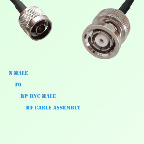 N Male to RP BNC Male RF Cable Assembly N Male to RP BNC Male RF Cable Assembly