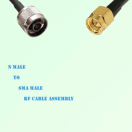 N Male to SMA Male RF Cable Assembly