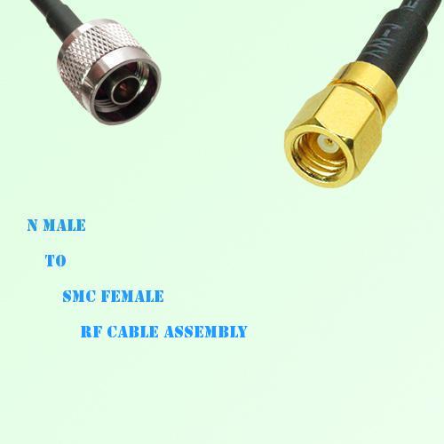 N Male to SMC Female RF Cable Assembly