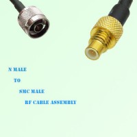 N Male to SMC Male RF Cable Assembly