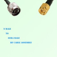 N Male to SSMA Male RF Cable Assembly