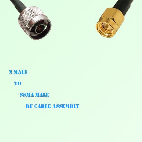 N Male to SSMA Male RF Cable Assembly N Male to SSMA Male RF Cable Assembly
