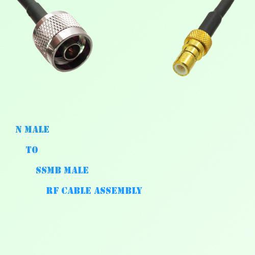 N Male to SSMB Male RF Cable Assembly