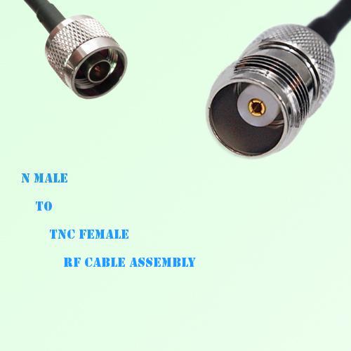 N Male to TNC Female RF Cable Assembly